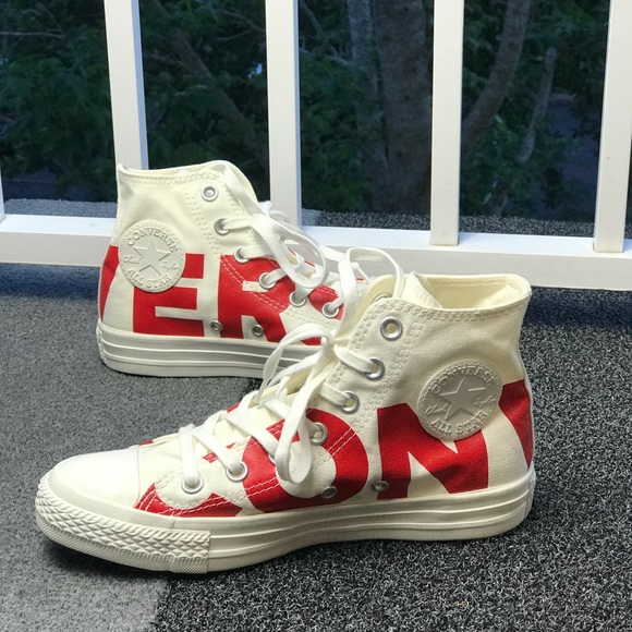 NWT Converse AdVulc Ctas HI  larch logo W AUTHENTI - Picture 5 of 7